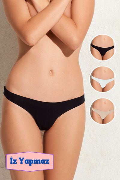 Malinka Soft Skin Non-Marking Seamless Thong String Panties