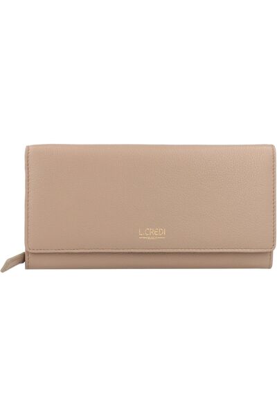 L.CREDI Evelyn Geldbörse Leder 20 cm