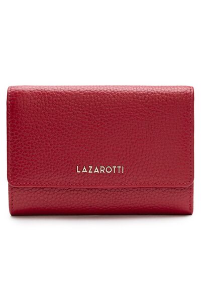 Lazarotti Geldbörse Leder din piele Bologna 14 cm