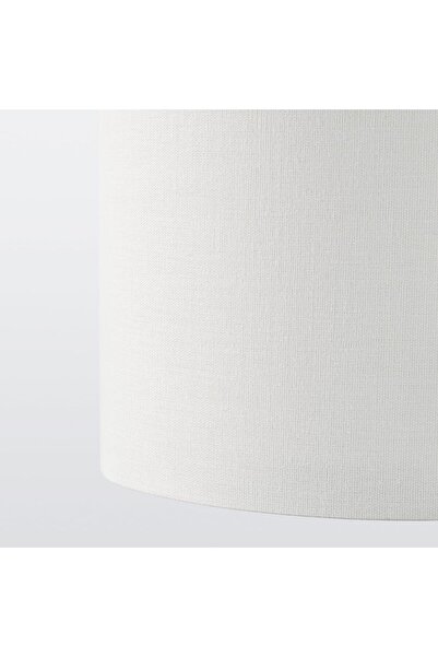 erorex مصباح أرضي، أبيض/مطلي بالنيكل