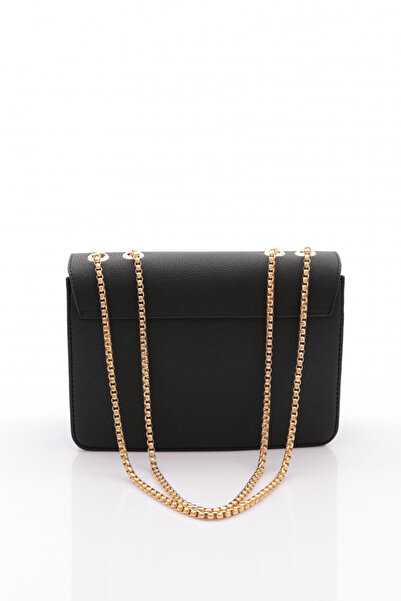 DGN Women's Handle Chain Square Bag Black 11282361235102