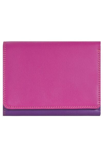 Mywalit Mittelgroße dreifach faltbare Geldbörse Leder 12 cm