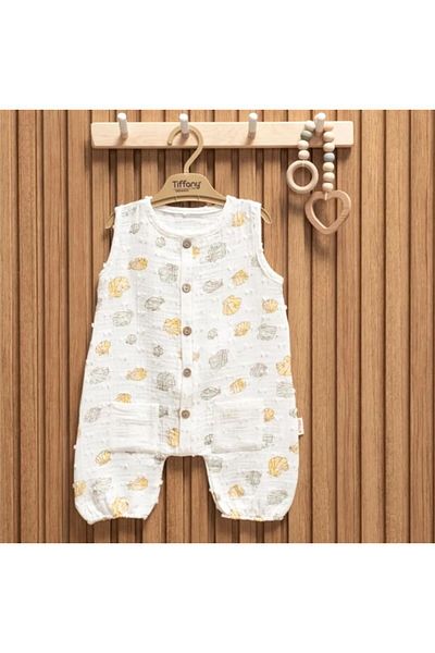 Tiffany Baby Muslin Sea Shell Theme Athlete Jumpsuit 62023