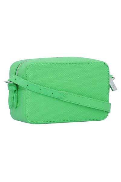 Lacoste Geantă de umăr Chantaco Classics din piele 19 cm