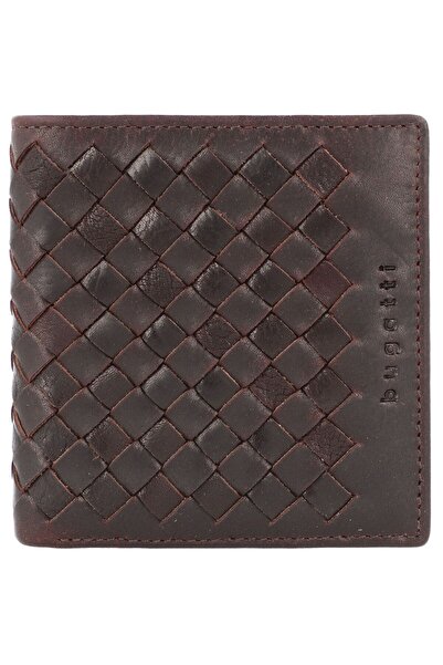 BUGATTI Woven Geldbörse Leder 11 cm