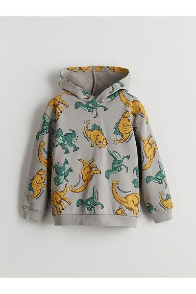 LC Waikiki Hooded Printed Boys' Sweatshirt
