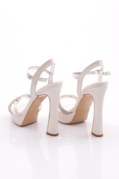 DGN Metallic Pearlescent Women's Evening Dress Heeled Shoes - Ankle Strap 31333564