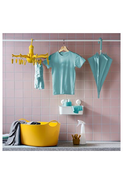 erorex Hanging dryer 16 clothes pegs, yellow