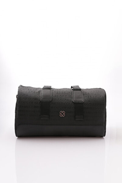 DGN Дорожня сумка - жіноча, овальна, чорна з принтом 112823311035102