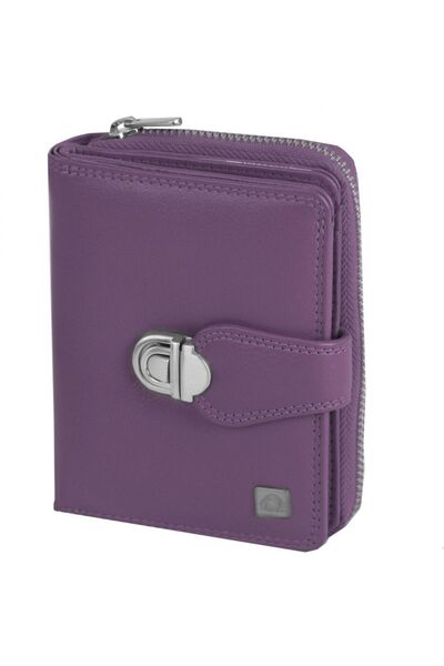 Greenburry 9 cm breite, schwammige Geldbörse – Leder