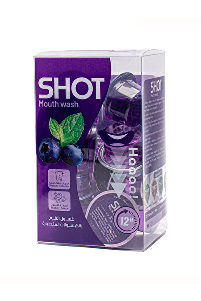 Shot كبسولات غسول الفم المطورة بنكهة التوت من شوت 20 قطعة 15 مل