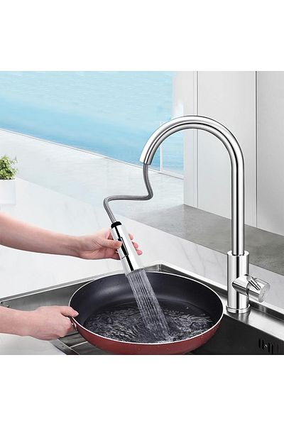 yapıtaşı Spirilli Kitchen Home Kartepe 2 Function Hand Shower with Mixer