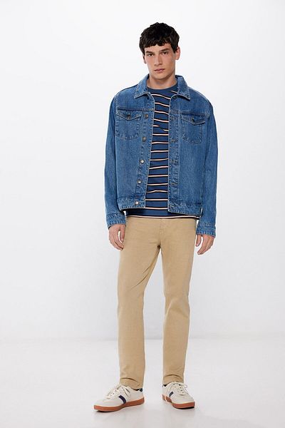 Springfield Slim Fit Coloured Trousers