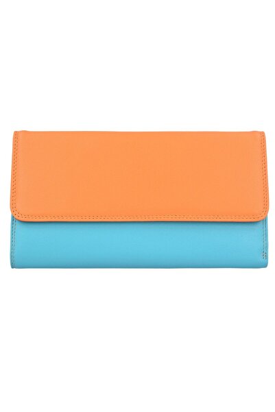 Mywalit Tri-fold Zip Wallet Geldbörse Leder 17 cm