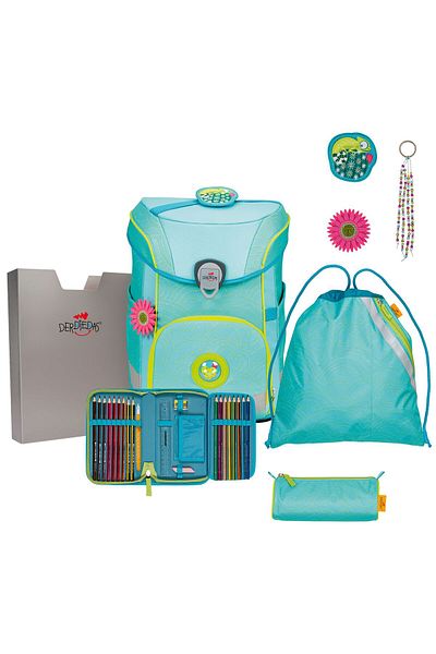 DerDieDas ErgoFlex Easy LED Schulranzen-Set 5-teilig