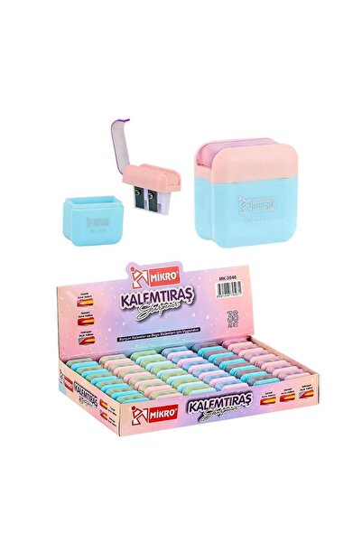 Mikro Çift Delikli Küp Kalemtıraş (MK-2040)