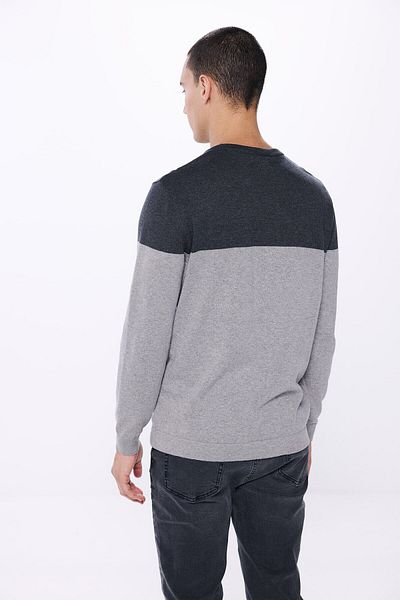 Springfield Basic Color Block Sweater