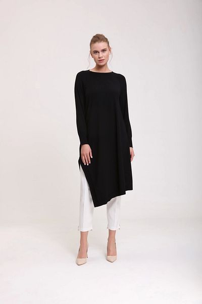 Invee INVEE 6001 - Side Slit Detailed Tunic