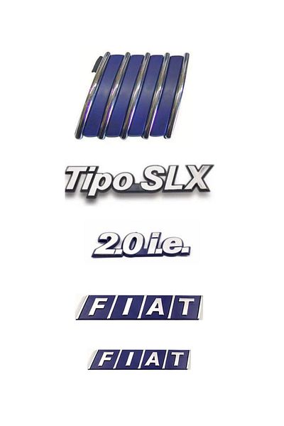 MEF Tipo Slx 2.0 Ie Set de insigne de scris și jaluzele 5 bucăți