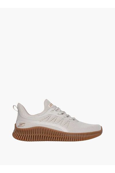 SKECHERS Men's Mesh Sports Shoes with Lace-Up Closure - BOBS GEO