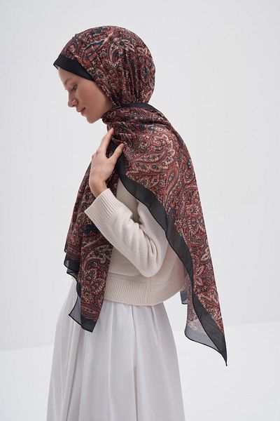 carell Βαμβακερό σάλι Bloom Tile Nilla