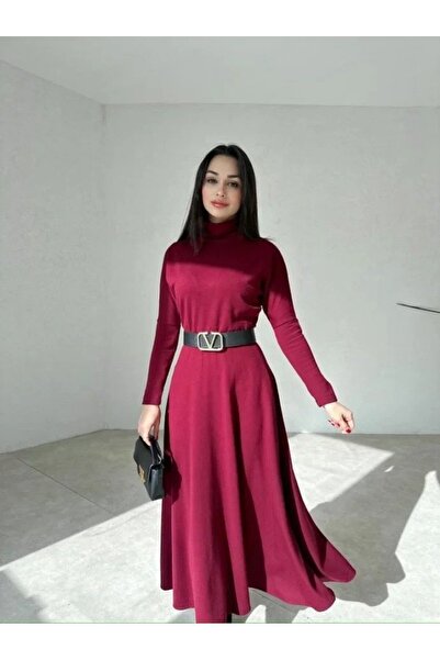 Kokosh moda Rochie lungă din acril cu mânecă lungă pentru femei, sezon nou