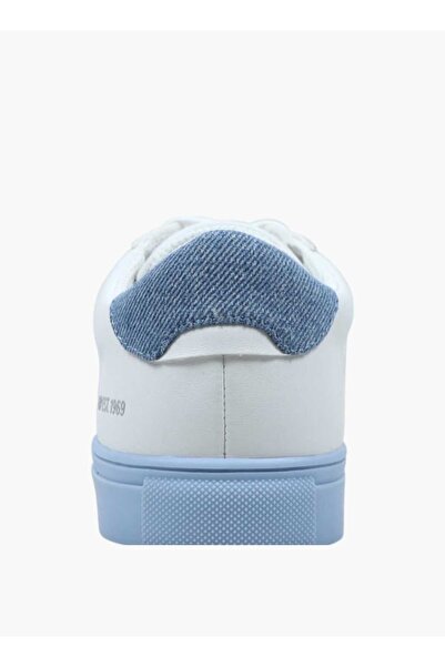 GAP Women's Panelled Sneakers with Lace-Up Closure - MEMPHIS