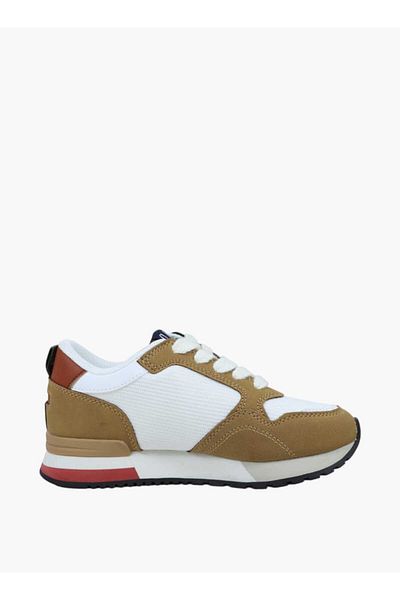 GAP Boys' Panelled Sneakers with Lace-Up Closure - NEW YORK II