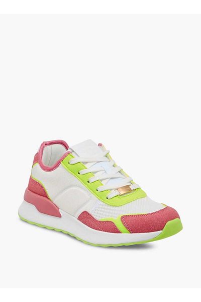 Flora Bella by Shoexpress Flora Bella Colourblock Sneakers with Lace-Up Closure