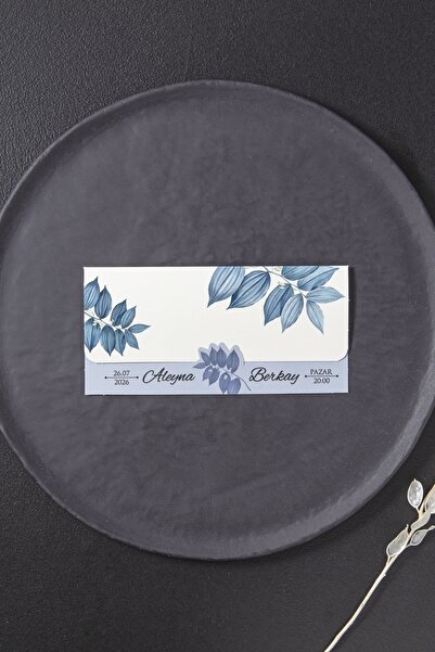 İKLİM DAVETİYE 50 Adet Zarfsız Ekonomik Düğün, Nişan, Nikah Davetiyesi, Baskı...