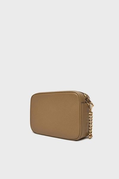 Michael Kors With Logo Genuine Leather Removable Chain Strap Bag 32F7Ggnm8L297 Handbag 32F7Ggnm