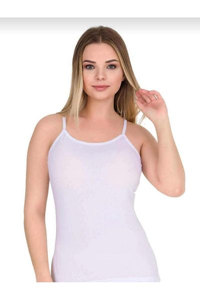 Berrak 2128 Femei Lycra Strappy Singlet 10 Pcs
