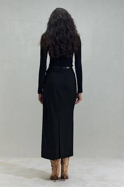 Suud Collection Černá Maxi sukně Mina