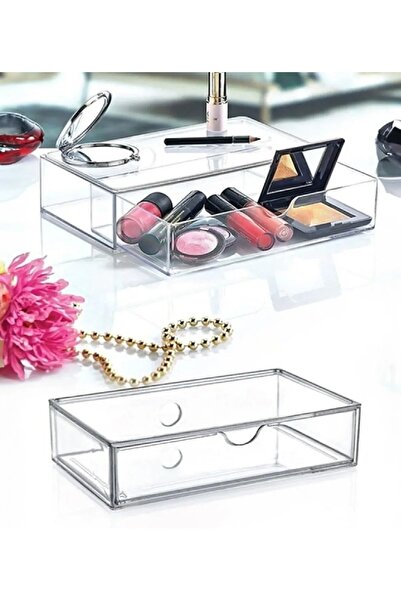Dükkanönü Büyük Çekmece Kutu Raf Düzenleyici Makyaj Takı Organizer Lüks Takı Mücevher Kutusu