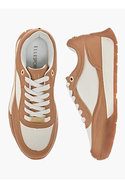 ELLE Women's Panelled Lace-Up Sneakers