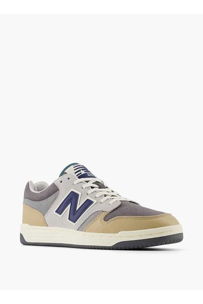 New Balance Men's Colourblock Sneakers with Lace-Up Closure - BB480