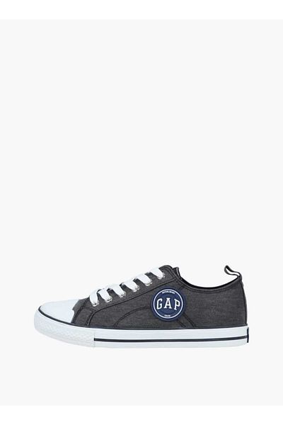 GAP Men's Logo Detail Lace-Up Sneakers with Pull Tabs - HOUSTON II
