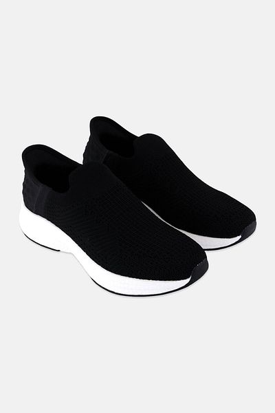 RBX Women Slip On Training Shoes, Black