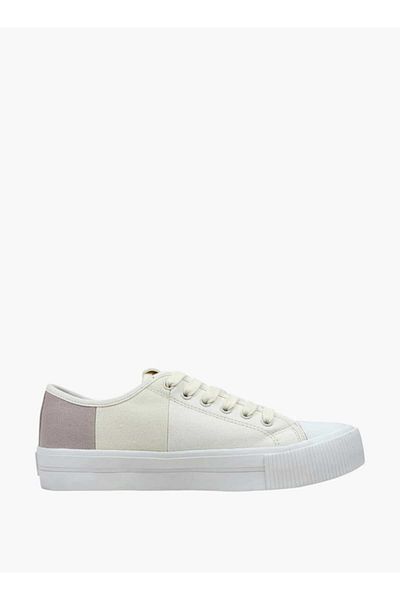 GAP Women's Logo Detail Sneakers with Lace-Up Closure - BALTIMORE