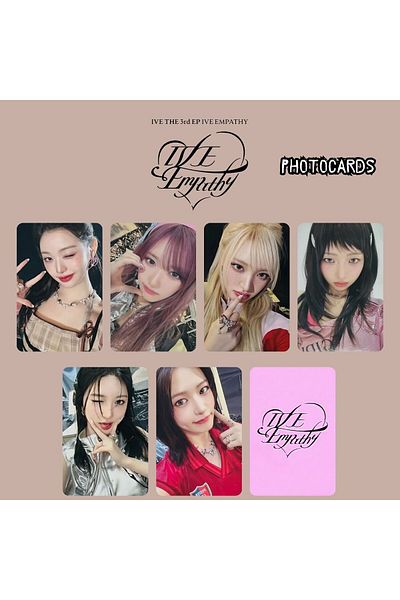 Kpop Dünyasi You Ver. for "Empathy" Photocard Candy Ive. Investigation Set