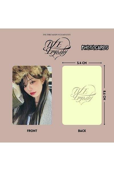 Kpop Dünyasi Ive'' Empathy'' Photocards Set Me Ver.