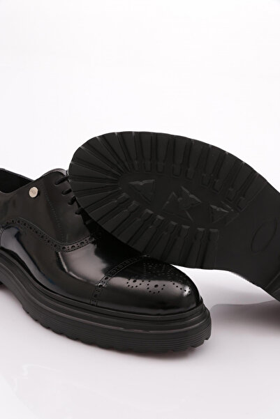 DGN Erkek Oxford Ayakkabı Siyah Açma 211643641