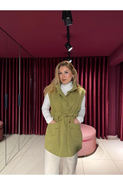 EFİL 7408 Gabardin Yelek Haki