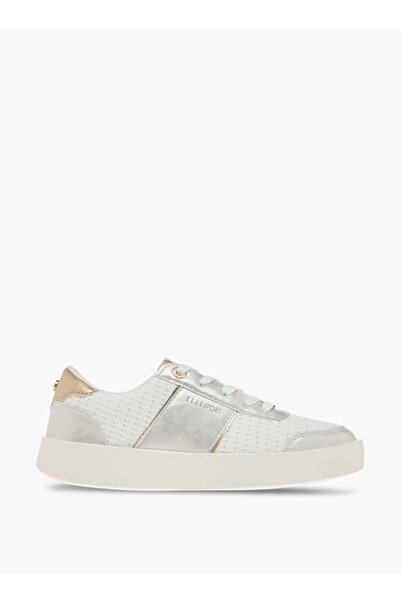 ELLE Women's Textured Sneakers with Lace-Up Closure