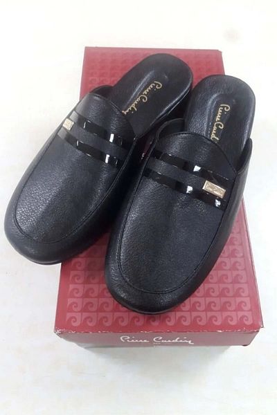 Pierre Cardin 291 Ανδρικές Παντόφλες Σπιτιού-Μαύρες