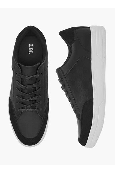 LBL by Shoexpress LBL by Shoexpress Panelled Lace-Up Sneakers