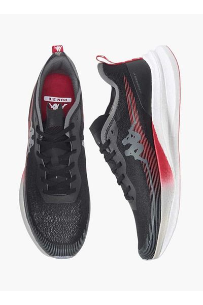 Kappa Kappa Men's Logo Detail Lace-Up Sports Shoes