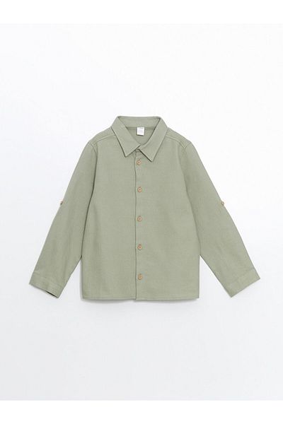 LC Waikiki Lcw Kids Long Sleeve Basic Boy's Shirt