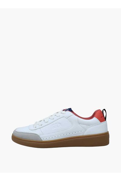 GAP Women's Panelled Sneakers with Lace-Up Closure - SEATTLE II