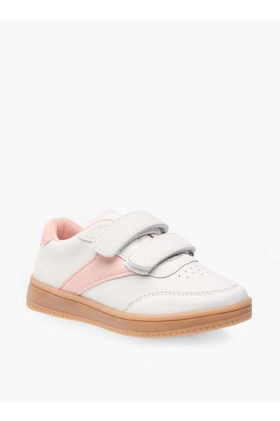 Juniors Colourblock Sneakers with Hook and Loop Closure
